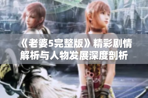 《老婆5完整版》精彩劇情解析與人物發(fā)展深度剖析