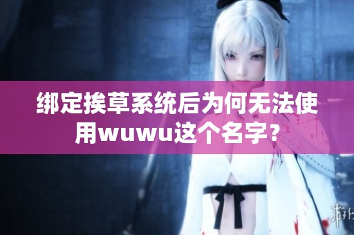 綁定挨草系統(tǒng)后為何無法使用wuwu這個名字？