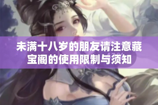 未滿十八歲的朋友請(qǐng)注意藏寶閣的使用限制與須知