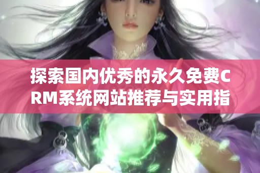 探索國(guó)內(nèi)優(yōu)秀的永久免費(fèi)CRM系統(tǒng)網(wǎng)站推薦與實(shí)用指南 探索國(guó)內(nèi)優(yōu)秀的永久免費(fèi)CRM系統(tǒng)網(wǎng)站推薦與實(shí)用指南