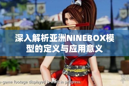 深入解析亞洲NINEBOX模型的定義與應用意義