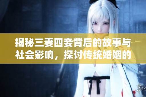 揭秘三妻四妾背后的故事與社會影響，探討傳統(tǒng)婚姻的多樣性