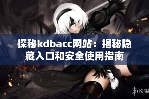 探秘kdbacc網(wǎng)站：揭秘隱藏入口和安全使用指南