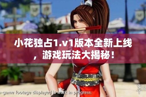 小花獨(dú)占1.v1版本全新上線，游戲玩法大揭秘！