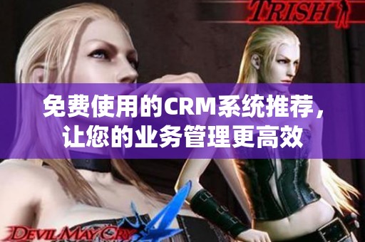 免費(fèi)使用的CRM系統(tǒng)推薦，讓您的業(yè)務(wù)管理更高效
