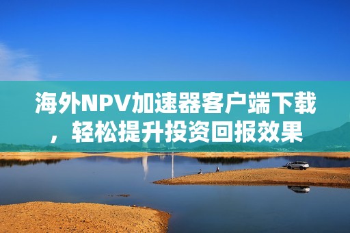 海外NPV加速器客戶端下載，輕松提升投資回報(bào)效果