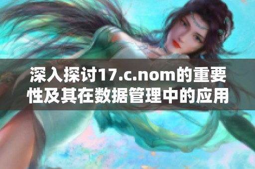 深入探討17.c.nom的重要性及其在數(shù)據(jù)管理中的應用